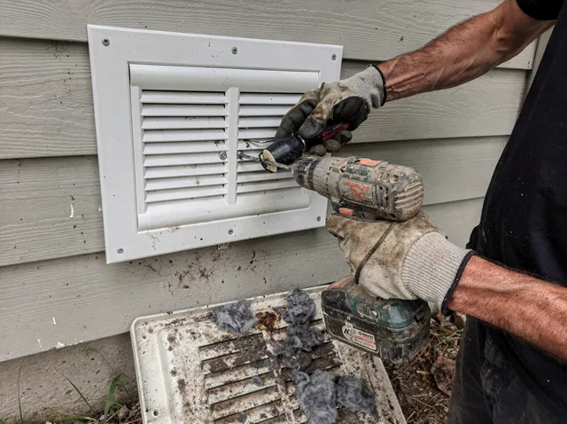 Dryer Vent Cover Replacement in Euclid