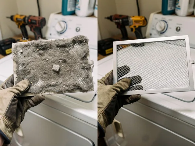 Professional lint trap cleaning by Euclid Dryer Vent Cleaning in Euclid