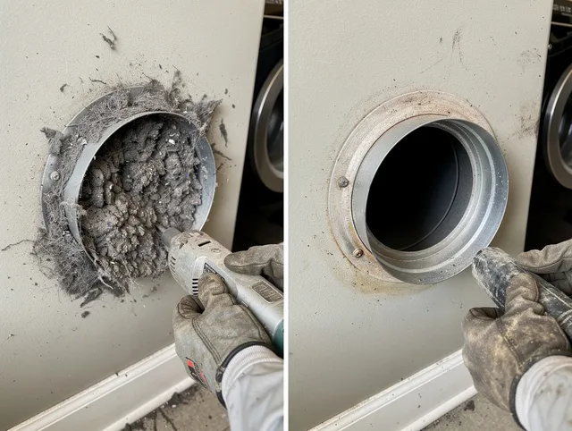 Professional clogged vent cleaning by Euclid Dryer Vent Cleaning in Euclid