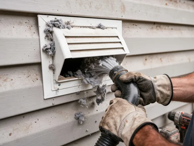 Professional dryer vent cleaning by Euclid Dryer Vent Cleaning in Euclid